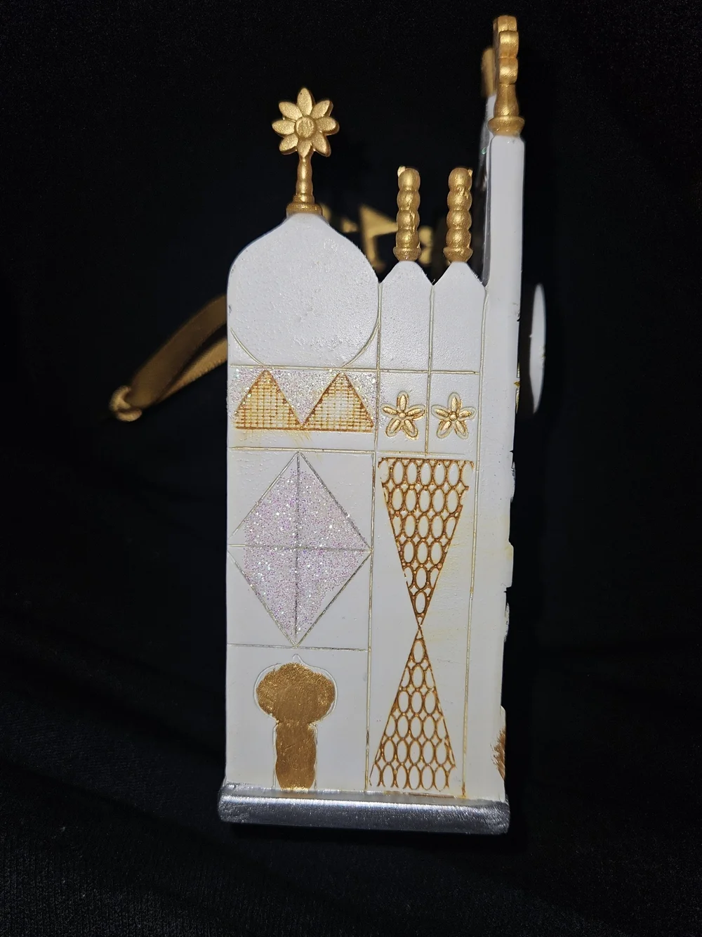 Disney Sketchbook It’s A Small World Clock Tower Ornament by Costa Alavezos